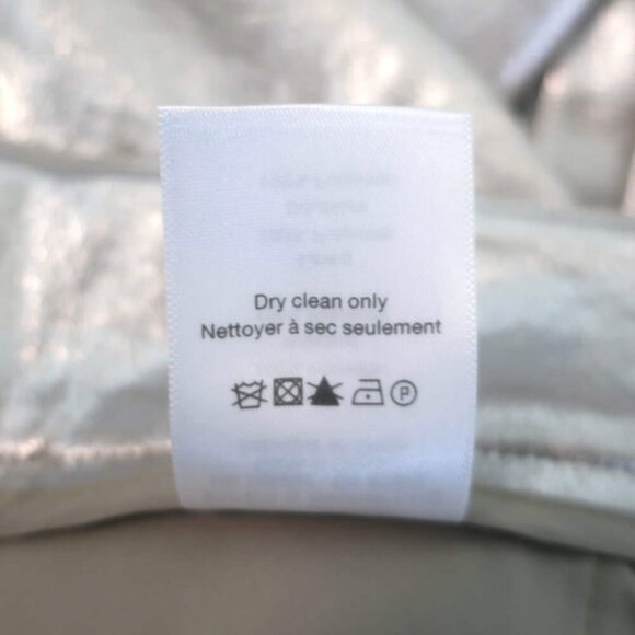 Veronica Beard Metallic Suit Silver Size 4 Jagger Jacket & Millicent Pants NEW - Picture 13 of 13